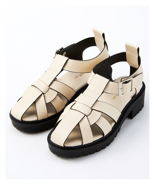 nissen（ニッセン）の「【ゆったり幅広】厚底グルカサンダル（低反発中敷）（ワイズ４Ｅ）（サンダル・メンズ・黒/ライトベージュ・M=23.0~23.5cm/4E/L=24.0~24.5cm/4E/LL=25.0~25.5cm/4E/3L=26.0~26.5cm/4E）」の13枚目の写真