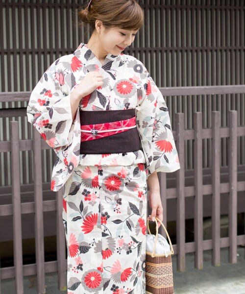 URBAN RESEARCH ROSSO（アーバンリサーチロッソ）の「浴衣 ひまわり（着物・メンズ・赤・FREE）」の5枚目の写真