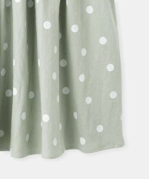 ROPE' PICNIC(ロペピクニック)の「【KIDS/キッズ】綿ワッシャードット柄ワンピース(ワンピース・キッズ・ベージュ/ライトグリーン・120/130/140/150)」の18枚目の写真