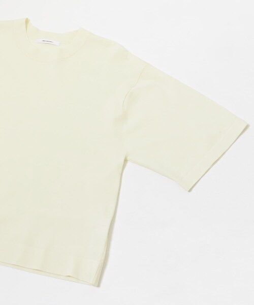 URBAN RESEARCH(アーバンリサーチ)の「ドライタッチハイゲージニットTシャツ(Tシャツ/カットソー・レディース・BLACK/OFF・FREE)」の12枚目の写真