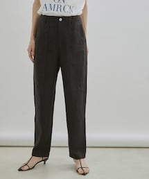 SALON adam et rope' | 【セットアップ対応・手洗い可能】麻ツイルベイカーパンツ(その他パンツ)