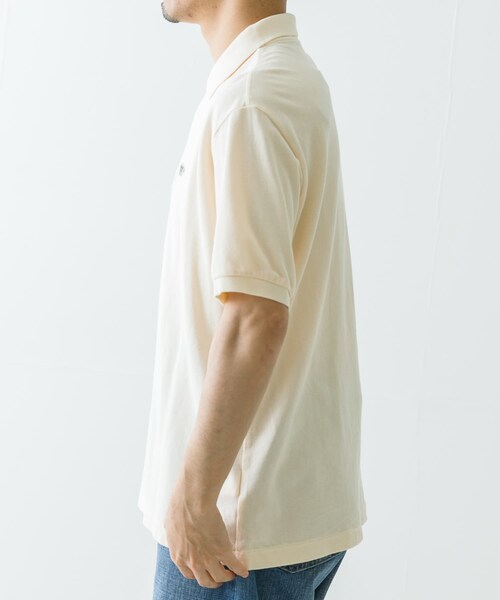 URBAN RESEARCH（アーバンリサーチ）の「Scye　Cotton Pique Polo Shirts（ポロシャツ・メンズ・バニラ/アクア/レッド・38/40）」の6枚目の写真