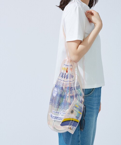 ADAM ET ROPE'（アダムエロペ）の「【公式サイト限定・一部店舗展開】【BRIGITTE TANAKA×ADAM ET ROPE'】SWIMMING POCHETTE（ボディバッグ/ウエストポーチ・レディース・ブラック/ピンク・F）」の19枚目の写真