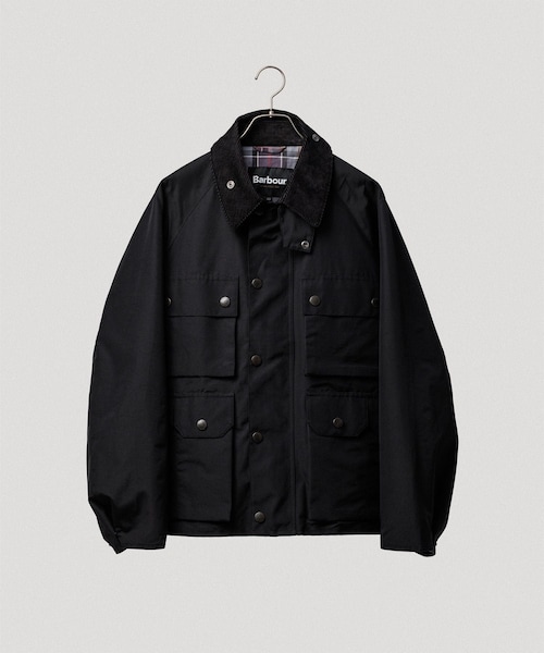 ADAM ET ROPE'(アダムエロペ)の「《別注》【Barbour/バブアー】4POCKET SHORT BLOUSON(ブルゾン・メンズ・ブラック/キャメル・36/38/40/42)」の2枚目の写真