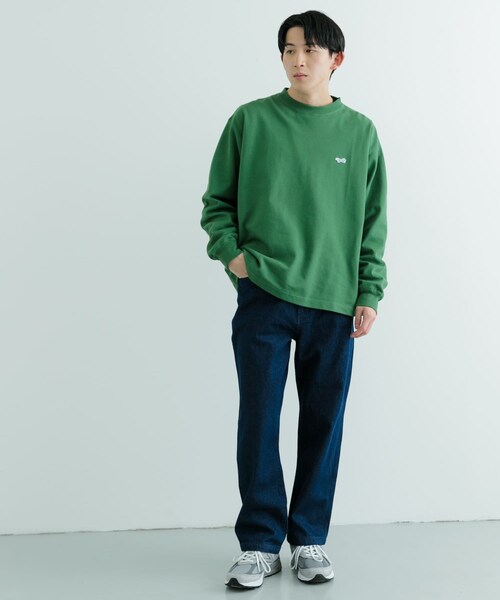 ITEMS URBANRESEARCH（アイテムズ アーバンリサーチ）の「PENNEYS　FOX Youth カノコ ロングスリーブ TOPS（Tシャツ/カットソー・メンズ・OFF/BLK/GRY/GRN・M/L）」の22枚目の写真