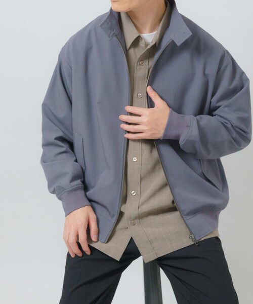 ITEMS URBANRESEARCH(アイテムズ アーバンリサーチ)の「TRストレッチ ハリントンジャケット(ブルゾン・メンズ・BLK/GRY/BEG・M/L)」の15枚目の写真