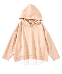 QUNTSTYLE | レイヤードフード付きトップス（男の子・女の子)(Tシャツ/カットソー)