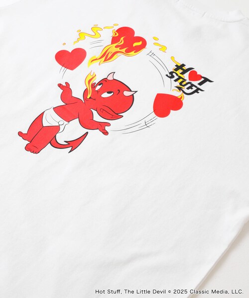 SENSE OF PLACE by URBAN RESEARCH(センスオブプレイスバイアーバンリサーチ)の「『別注』HOT STUFF×SENSE OF PLACE プリントTシャツ A(Tシャツ/カットソー・メンズ・WHITE/CHARCOAL/YELLOW・M/L)」の13枚目の写真