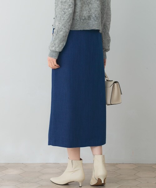 URBAN RESEARCH ROSSO（アーバンリサーチロッソ）の「ボタンデザインタイトスリットスカート（スカート・レディース・CHECK/L.GREIGE/INDIGO・36/38）」の19枚目の写真