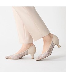 Riz raffinee | リズ ラフィーネ Riz raffinee Ｖカットレースパンプス (パンプス)