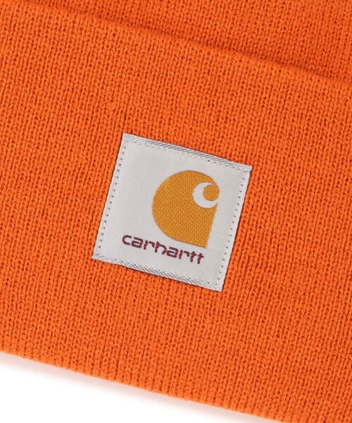 ADAM ET ROPE'（アダムエロペ）の「【carhartt/カーハート】ACRYLIC WATCH HAT（ニットキャップ/ビーニー・レディース・ブラック/ブラウン/カーキ/オレンジ・F）」の7枚目の写真