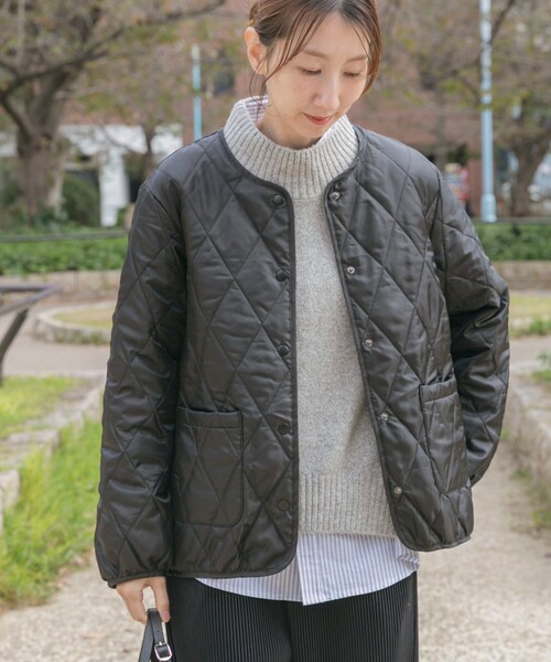 ITEMS URBANRESEARCH（アイテムズ アーバンリサーチ）の「キルトライナー付きマウンテンパーカー（その他アウター・レディース・KHK/BLK/BEG・FREE）」の6枚目の写真