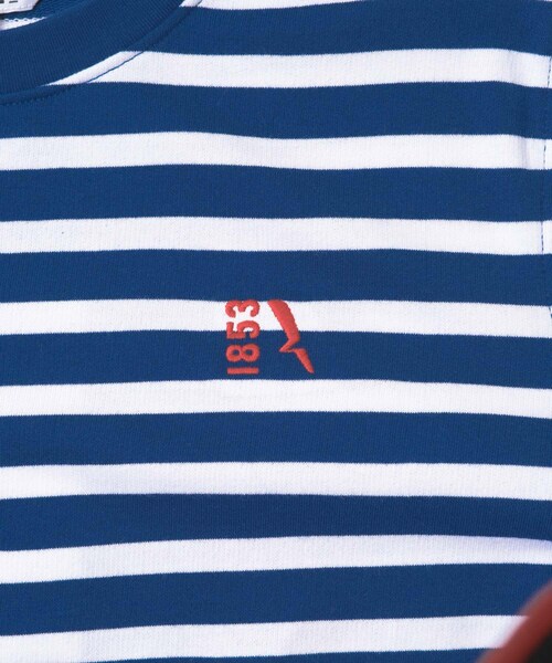 THE GOODLAND MARKET（ザグッドランドマーケット）の「AIGLE　UVカット フレンチテリーストライプスウェット（スウェット・レディース・ABYSSE/EMPIRE/ICE BLUE・36/38）」の7枚目の写真