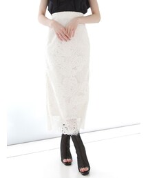 MERCURYDUO | リーフレースタイトスカート(スカート)