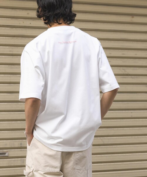 URBAN RESEARCH DOORS(アーバンリサーチドアーズ)の「FORK&SPOON Norman Rockwell Short-SleeveT-shirts(Tシャツ/カットソー・メンズ・OFF/CHARCOAL・4/5)」の7枚目の写真