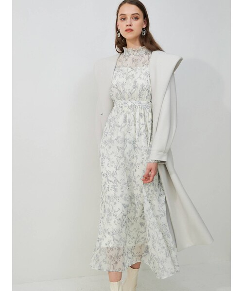 MERCURYDUO（マーキュリーデュオ）の「フーデッドロングコート（その他アウター・レディース・ブラウン/アイボリー/ベージュ/ラベンダー・M/S）」の9枚目の写真