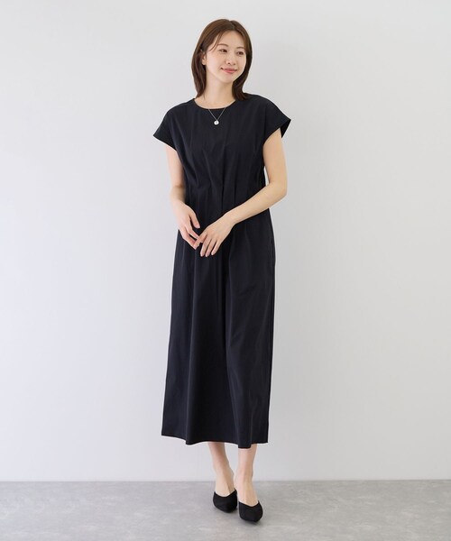 Jayro(ジャイロ)の「ラッシュガードウエストタックワンピース(ワンピース・レディース・ブラック/チャコール/ベージュ・M)」の6枚目の写真