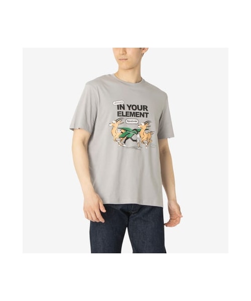 Reebok（リーボック）の「クラブ グラフィック Tシャツ / CLUB GRAPHIC TEE （アウトドア/スポーツ・メンズ・100263164/100263165/100263500・S/M/L/XL/LL）」の8枚目の写真