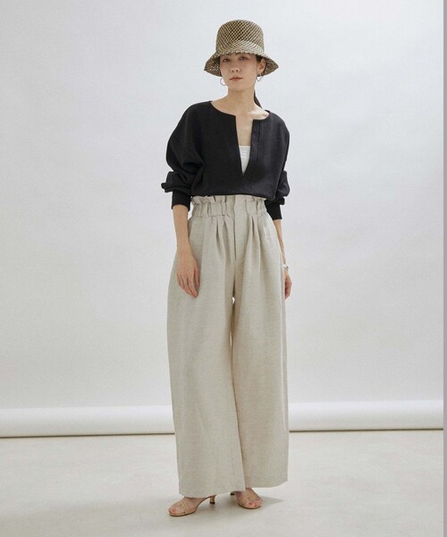 ADAM ET ROPE'（アダムエロペ）の「【公式サイト限定】【La Maison de Lyllis（メゾンドリリス）】CLOCHE（ハット・レディース・ブラック系・F）」の7枚目の写真