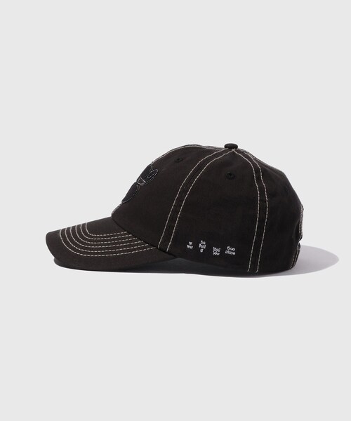 ADAM ET ROPE'(アダムエロペ)の「【BAL/バル】COTTON 6-PANEL HAT(キャップ・メンズ・ブラック/グレー・F)」の6枚目の写真