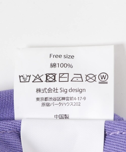 URBAN RESEARCH(アーバンリサーチ)の「LY LETTER CAP(キャップ・レディース・BLACK/OATMEAL/PURPLE/BORDEAUX・-)」の14枚目の写真