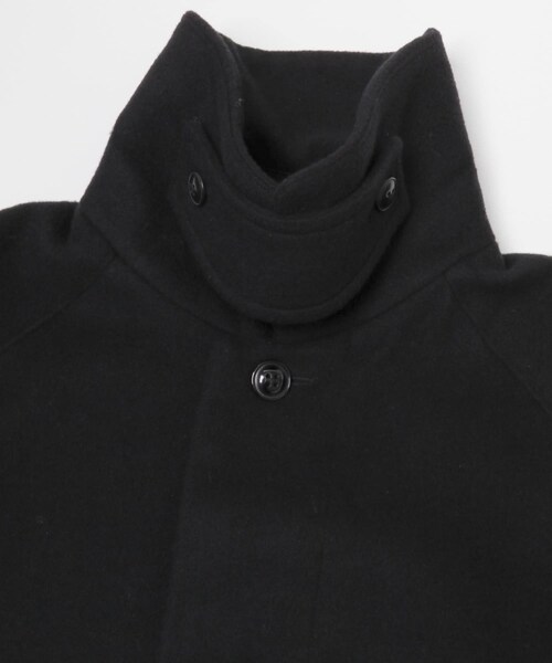かぐれ（カグレ）の「ウールバルカラーコート（ステンカラーコート・レディース・NAVY/BLACK・Free）」の14枚目の写真