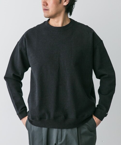 URBAN RESEARCH DOORS(アーバンリサーチドアーズ)の「Snow Peak Apparel Recycled Cotton Pullover(Tシャツ/カットソー・メンズ・M.GREY/BLACK/OATMEAL/BLUE・M/L/XL)」の9枚目の写真