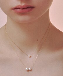 【WEB限定】【les bonbon (ル ボンボン)】pearl chain necklace