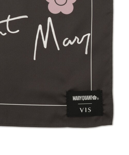 VIS(ビス)の「【MARY QUANT×VIS】アソートスカーフ 70×70(バンダナ/スカーフ・レディース・チャコール/キナリ・F)」の20枚目の写真