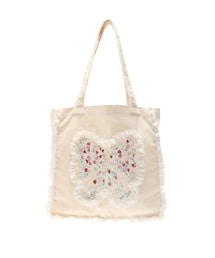 merry jenny | Dream Garden-tulip ribbon lace tote(ハンドバッグ)