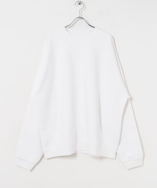 URBAN RESEARCH(アーバンリサーチ)の「dDdDdDd STANDARD CREW SWEAT(スウェット・メンズ・WHITE/BLACK/NAVY/M.GRAY・S/M/L/XL/XXL)」の1枚目の写真