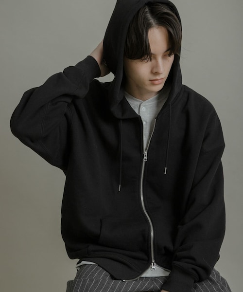 SENSE OF PLACE by URBAN RESEARCH（センスオブプレイスバイアーバンリサーチ）の「『ユニセックス』Wジップパーカー（パーカー・メンズ・IVORY/BLACK/GRAY/RED・M/L）」の17枚目の写真