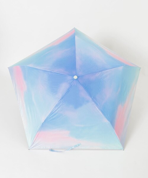 SMELLY（スメリー）の「【晴雨兼用】Wpc.　遮光軽量サンセットMINI（長傘・レディース・BLU/PNK・FREE）」の16枚目の写真