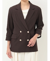 LAGUNAMOON | バイカラーボタンジャケット(テーラードジャケット)