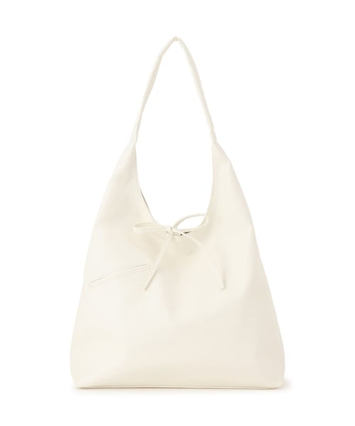 ROPE' PICNIC(ロペピクニック)の「洗えるバッグ シーンレスワンハンドルトートバッグ/A4対応・イージーケア(トートバッグ・レディース・ブラック/キナリ/シルバー系・F)」の2枚目の写真