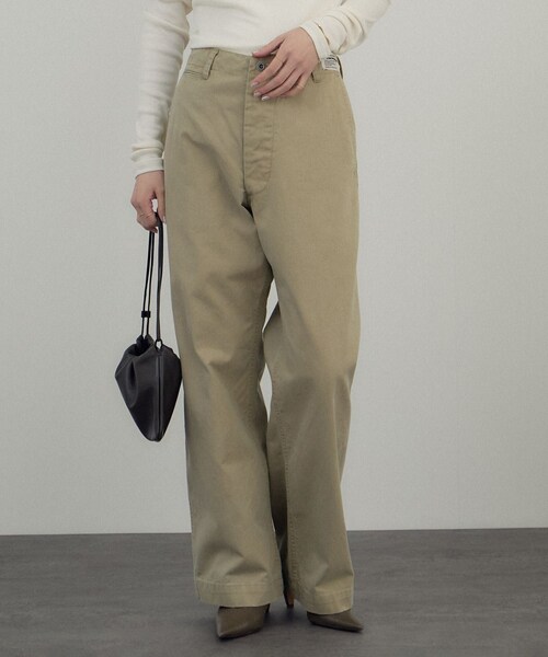ADAM ET ROPE'(アダムエロペ)の「【J'aDoRe・一部店舗限定】【COUTURE D'ADAM(クチュール ド アダム)】OLD CHINO(その他パンツ・レディース・ベージュ・29/30/31)」の19枚目の写真