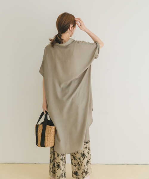 ITEMS URBANRESEARCH（アイテムズ アーバンリサーチ）の「スキッパーフレンチチュニック（チュニック・レディース・NVY/KHK/WHT/MNT・FREE）」の19枚目の写真