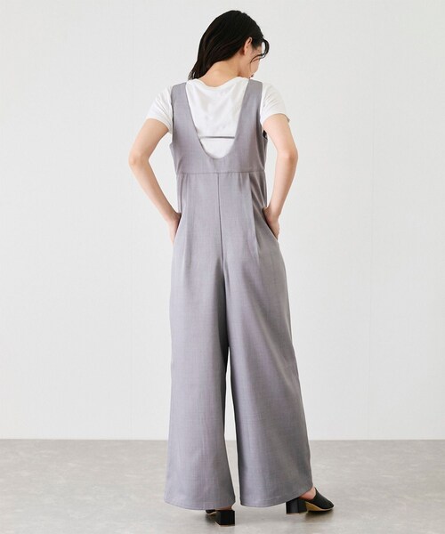 Jayro（ジャイロ）の「【EC限定】フロントジップサロペット（サロペット/オーバーオール・レディース・チャコール/グレー/ブラウン系/ベージュ・M）」の12枚目の写真