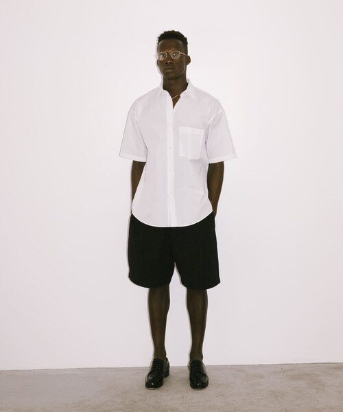 URBAN RESEARCH（アーバンリサーチ）の「new basic　THOMAS MASON SHORT-SLEEVE OVER SHIRTS（シャツ/ブラウス・メンズ・WHITE/ROYAL/SAX/DARK GREEN/STRIPE・S/M/L/XL）」の19枚目の写真