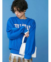 Ungrid | ウォッシュロゴスウェット(スウェット)