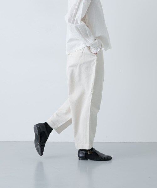 かぐれ（カグレ）の「ドリルルーズサルエルパンツ（その他パンツ・レディース・NATURAL/BEIGE・0/1）」の9枚目の写真