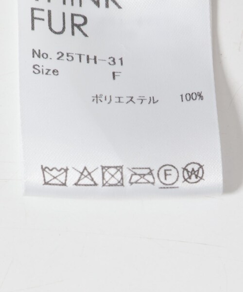 URBAN RESEARCH ROSSO（アーバンリサーチロッソ）の「THINK FUR　Mink Like Fur Tippet（マフラー・レディース・Ivory/Light Gray/Brown・Free）」の12枚目の写真