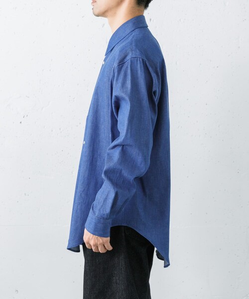 URBAN RESEARCH(アーバンリサーチ)の「semoh Eastern Western Shirts(シャツ/ブラウス・メンズ・LIGHT BLUE・2/3)」の5枚目の写真