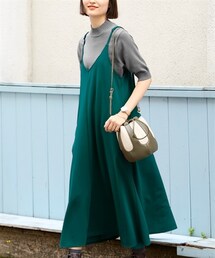 nissen | ＜大きいサイズ＞ ロングキャミワンピース(ワンピース)