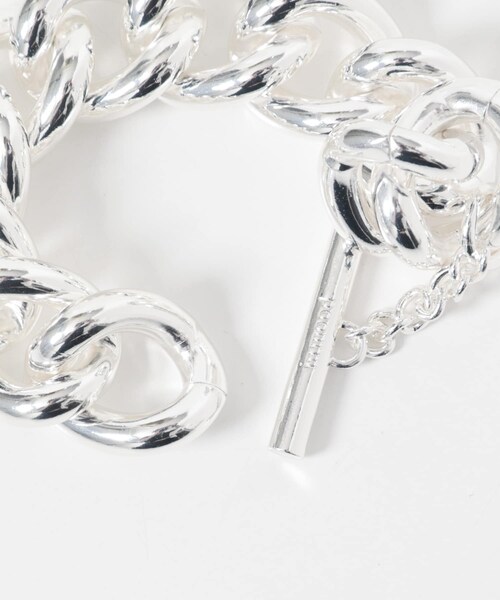 URBAN RESEARCH ROSSO（アーバンリサーチロッソ）の「in mood　BIG CURB -bracelet（ブレスレット・レディース・sv・-）」の5枚目の写真