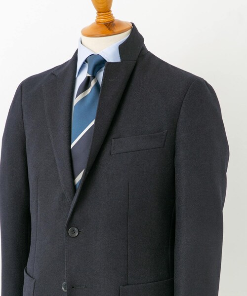 URBAN RESEARCH DOORS（アーバンリサーチドアーズ）の「『イージーケア』LIFE STYLE TAILOR　バーズアイストレッチジャケット（その他アウター・メンズ・BROWN/NAVY・44/46/48/50）」の21枚目の写真
