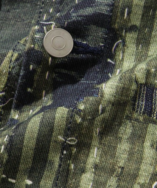 ADAM ET ROPE'(アダムエロペ)の「【TOLQ/トルク】Printed Trucker Jacket(その他アウター・メンズ・キャメル系/ブルー系・3/4/5)」の19枚目の写真