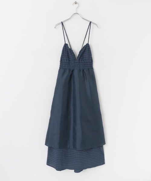 SENSE OF PLACE by URBAN RESEARCH（センスオブプレイスバイアーバンリサーチ）の「チェックキャミワンピース（ワンピース・レディース・BLACK/NAVY/ORANGE・COMPACT/one）」の16枚目の写真
