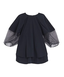 ELENDEEK | HALF ORGANZA SLEEVE BL(シャツ/ブラウス)