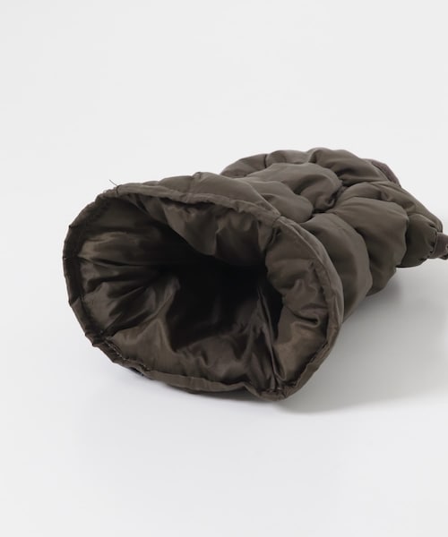SENSE OF PLACE by URBAN RESEARCH(センスオブプレイスバイアーバンリサーチ)の「『別注』TAION×SENSE OF PLACE ダウングローブ(ベルト・メンズ・BLACK/D.BROWN/PURPLE・One)」の10枚目の写真